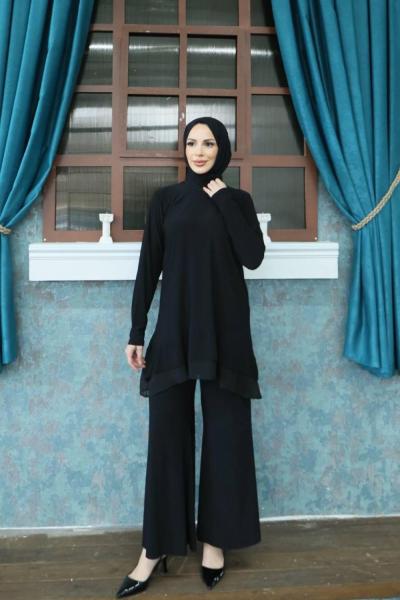 1142 yağmur takım Siyah