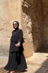 mihra elbise Siyah