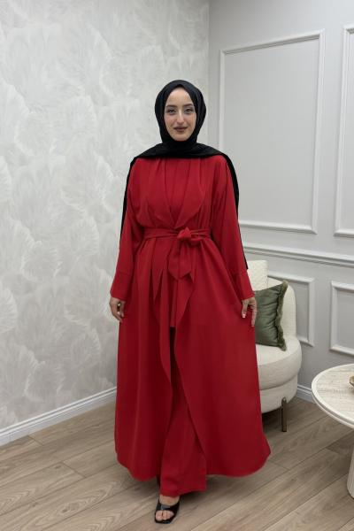 Nora 3 Lü Takım Kırmızı