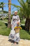 Dolunay Elbise Mavi