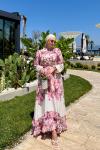 Dolunay Elbise Pembe
