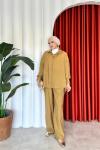 Figen Pantolonlu Takım Camel