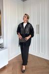 Nilüfer Pantolonlu Takım Siyah
