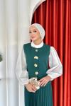 Sıla Etekli Takım Zümrüt