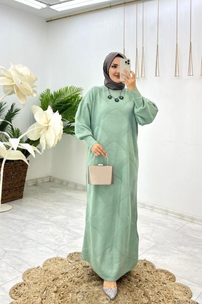 Çağla Şule Triko Elbise Tesettür Giyim