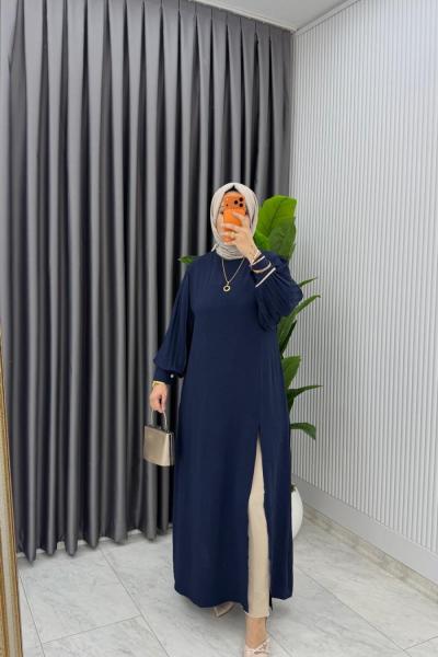 Lacivert Elisa Takım Tesettür Giyim