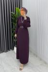 Mürdüm Nisa Elbise Tesettür Giyim
