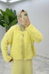Sarı Başak Triko Takım Tesettür Giyim