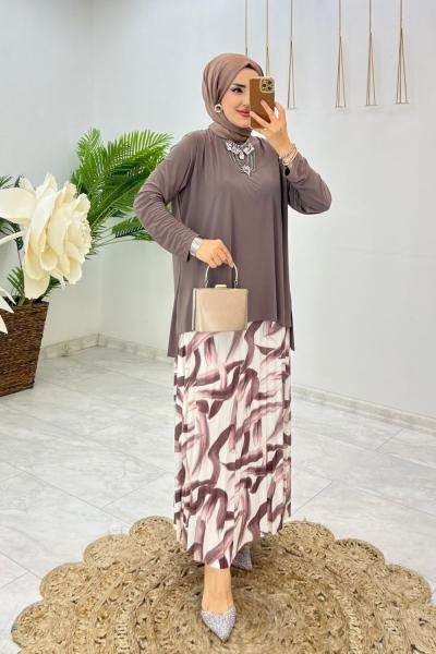 Vizon Ahu Takım Tesettür Giyim