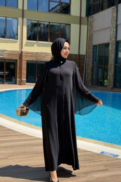 Çisil Abaya Siyah