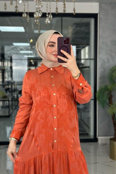 Dilan Elbise-Turuncu