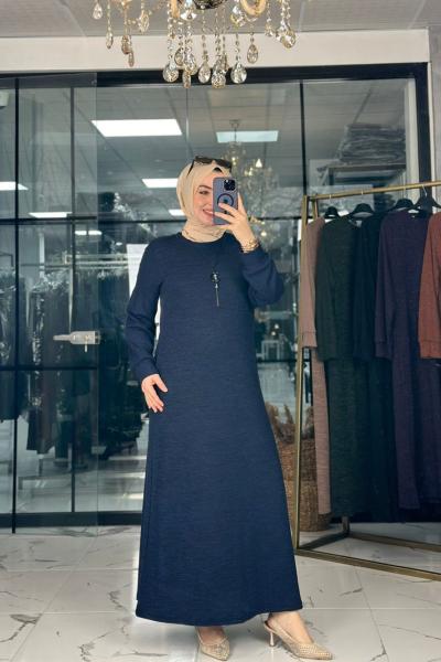 Ebra Elbise Lacivert