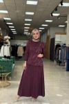 Elora Etek Takım-Bordo