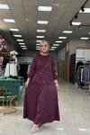 Elora Etek Takım-Bordo