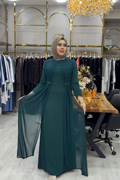 Erva Abiye Elbise Yeşil