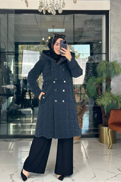 Güzin Mont Lacivert