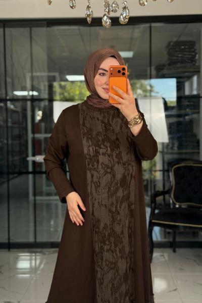 Meyra Elbise Kahverengi
