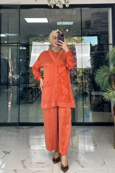 Mücevher Üçlü Takım Turuncu