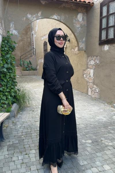 Sanem Elbise Siyah