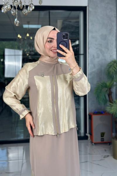 Şura Etek Takım-Vizon