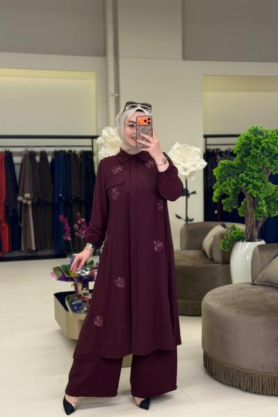 Yasmin Takım Bordo