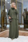Tasarım İkili Oysho  Elbise Haki