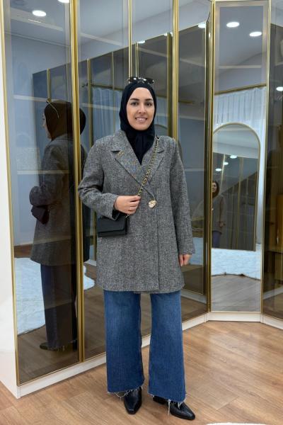 TUVİT CEKET Siyah