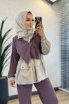 033 Lacoste Tencel Takım Gül