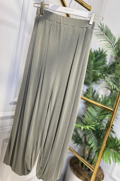 1004430 Şalvar Modal Pantolon Haki