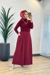 1063 Elçin Bluz Bordo