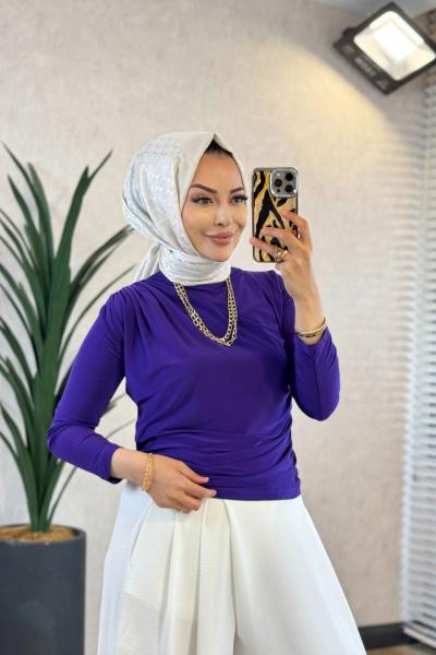 1063 Elçin Bluz Mor
