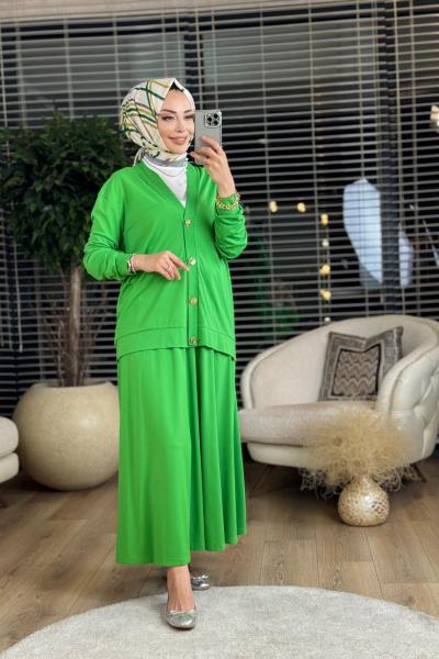 130022 Hırkalı Etek Takım Benetton