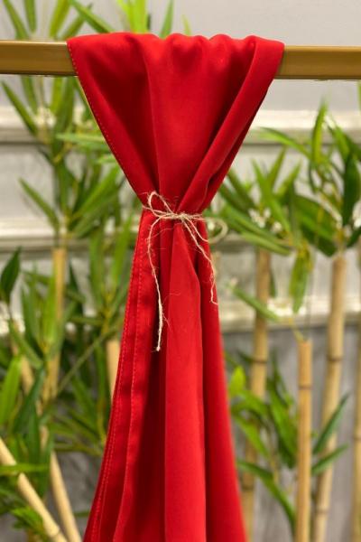 1550 Medine İpeği Şal Kırmızı