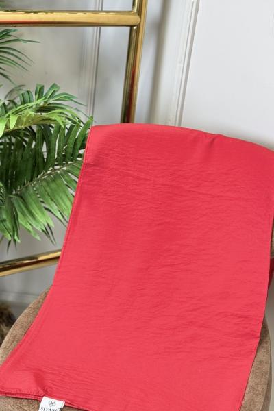 1732 İpeksi Viskon Şal Kırmızı