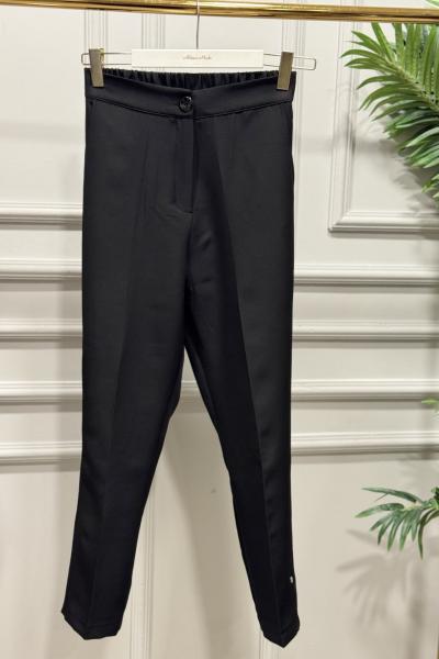 18118 Boru Paça Pantolon Siyah