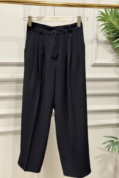 18266 Bol Paça Pantolon Siyah