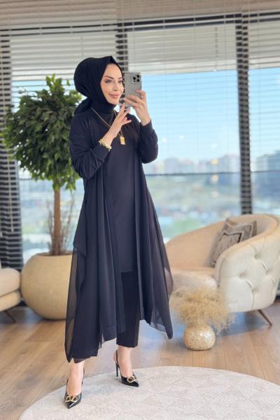 2244 İnci Takım Siyah