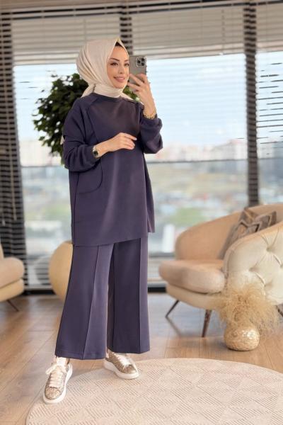 22629 Osyho Ön Cep Ve Dikiş Detaylı Takım Antrasit