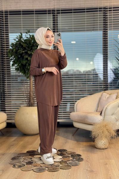 22707 Etek Ucu Oval Basic Takım Kahve