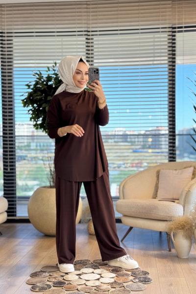 22707 Etek Ucu Oval Basic Takım Koyu Kahve
