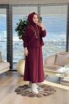 22821 Lilyum Takım Bordo