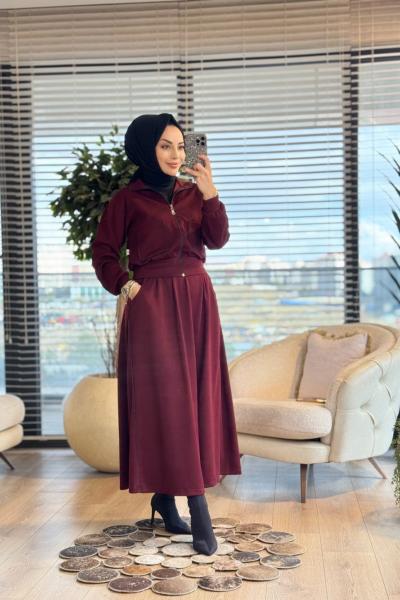 26QW2016 Hare Takım Bordo