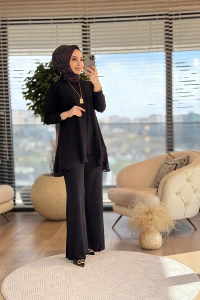 3001 Damla Takım Siyah