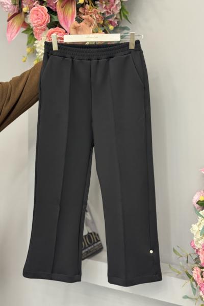 3092 Çima Dikişli Pantolon Siyah