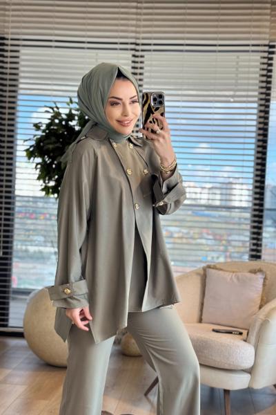 3299 Aller Detaylı Takım Haki