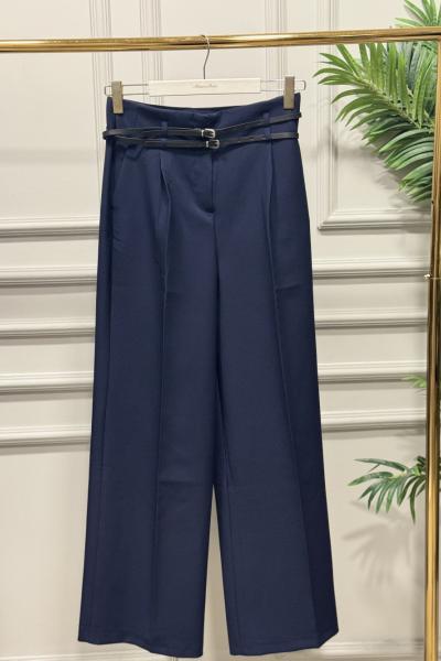3663 Yüksek Bel Pantolon Lacivert