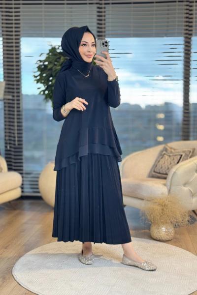 3925 Gül Takım Siyah