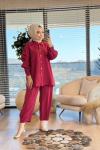 4123 Modal Sedef Takım Bordo
