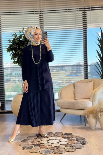 4150 Ela Takım Lacivert