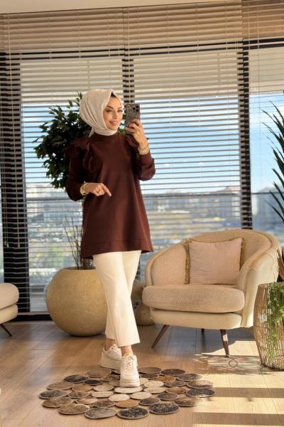 4164 Aliss Sweat Kahve